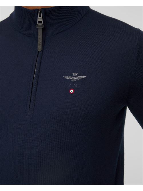 maglia f zip AERONAUTICA MILITARE | MA1390L41508363